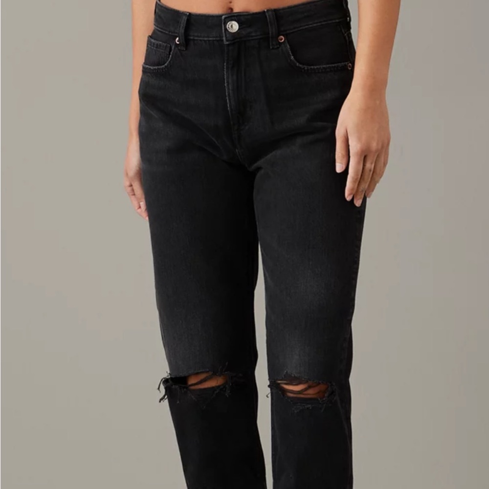 American Eagle Outfitters Black Straight Leg Jeans